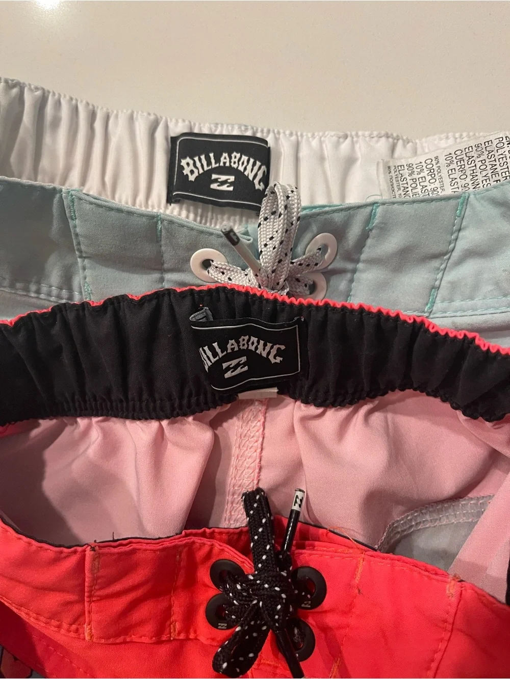 Toddler Billabong Hawaiian Aqua & Coral Boardshorts Duo - set of 2 (3T)